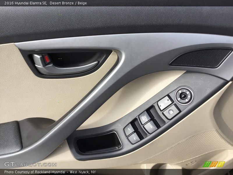 Desert Bronze / Beige 2016 Hyundai Elantra SE