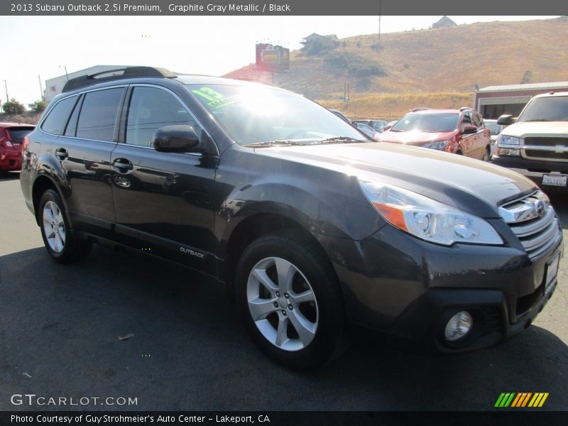 Graphite Gray Metallic / Black 2013 Subaru Outback 2.5i Premium