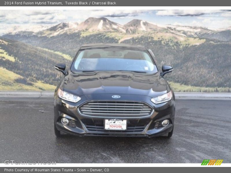 Tuxedo Black / Charcoal Black 2014 Ford Fusion Hybrid Titanium