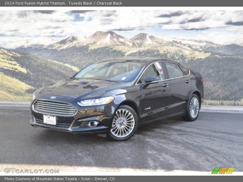 Tuxedo Black / Charcoal Black 2014 Ford Fusion Hybrid Titanium