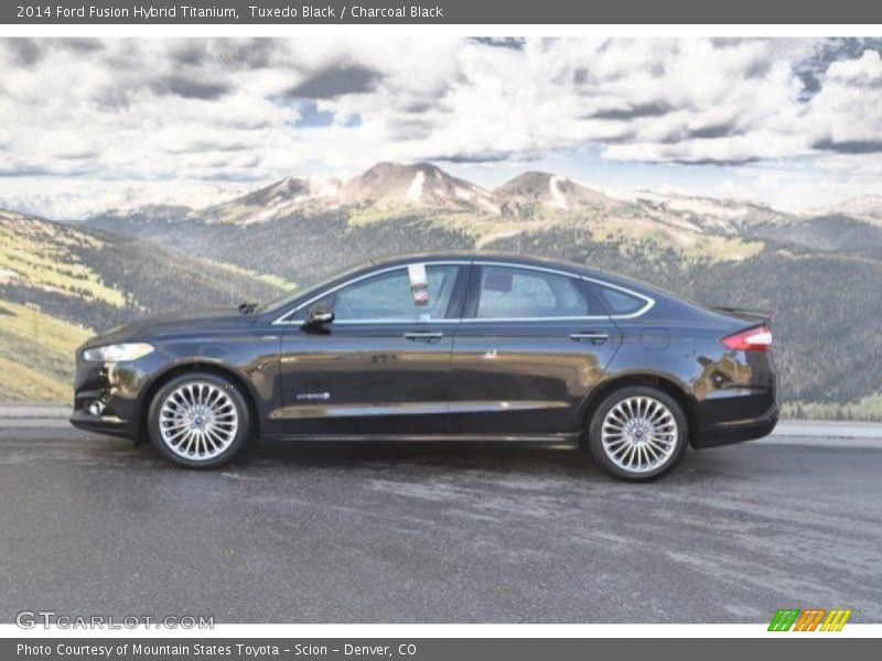 Tuxedo Black / Charcoal Black 2014 Ford Fusion Hybrid Titanium