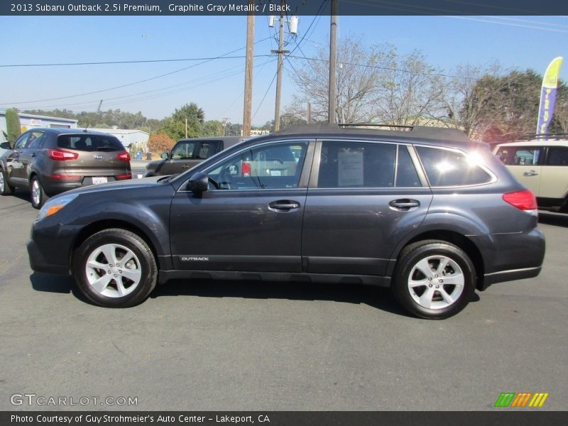 Graphite Gray Metallic / Black 2013 Subaru Outback 2.5i Premium