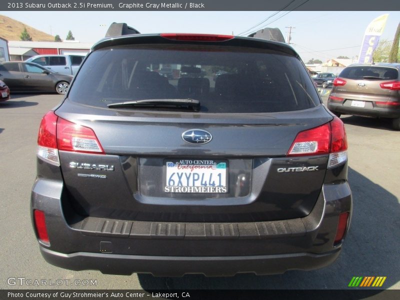 Graphite Gray Metallic / Black 2013 Subaru Outback 2.5i Premium