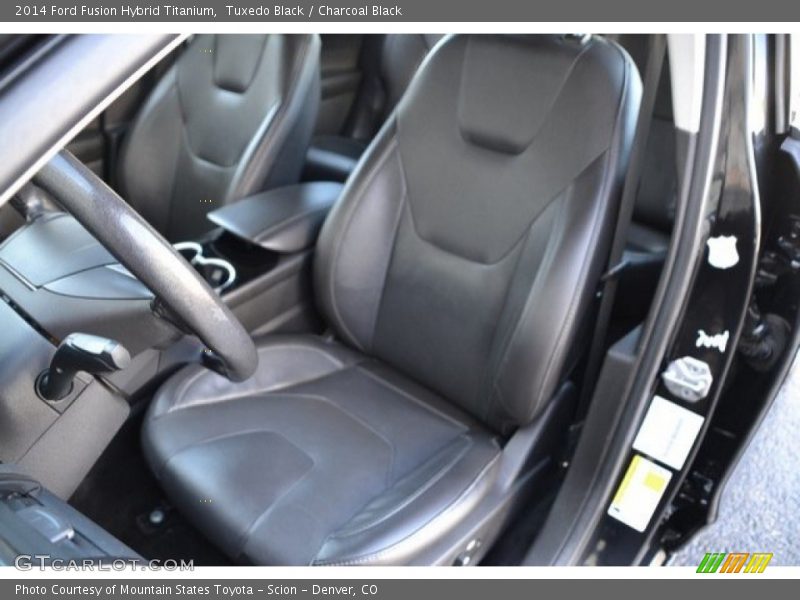 Tuxedo Black / Charcoal Black 2014 Ford Fusion Hybrid Titanium