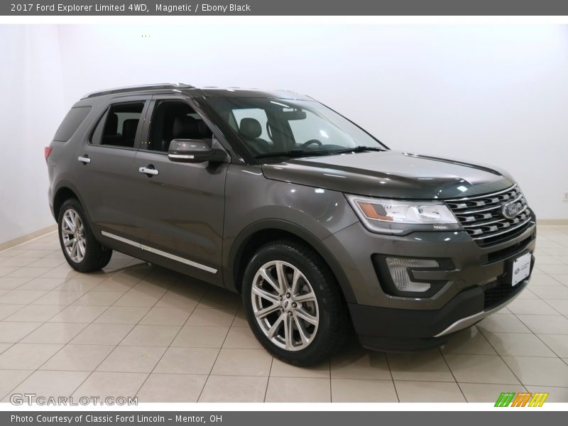 Magnetic / Ebony Black 2017 Ford Explorer Limited 4WD
