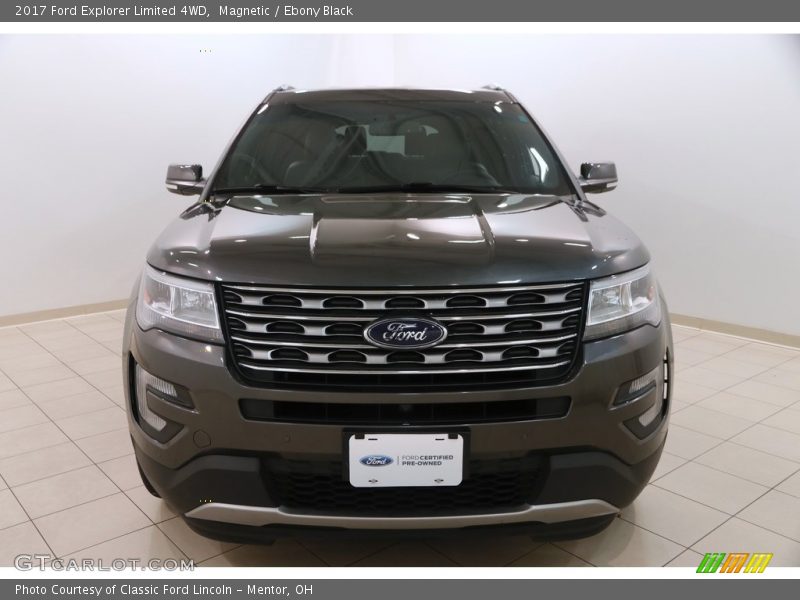 Magnetic / Ebony Black 2017 Ford Explorer Limited 4WD