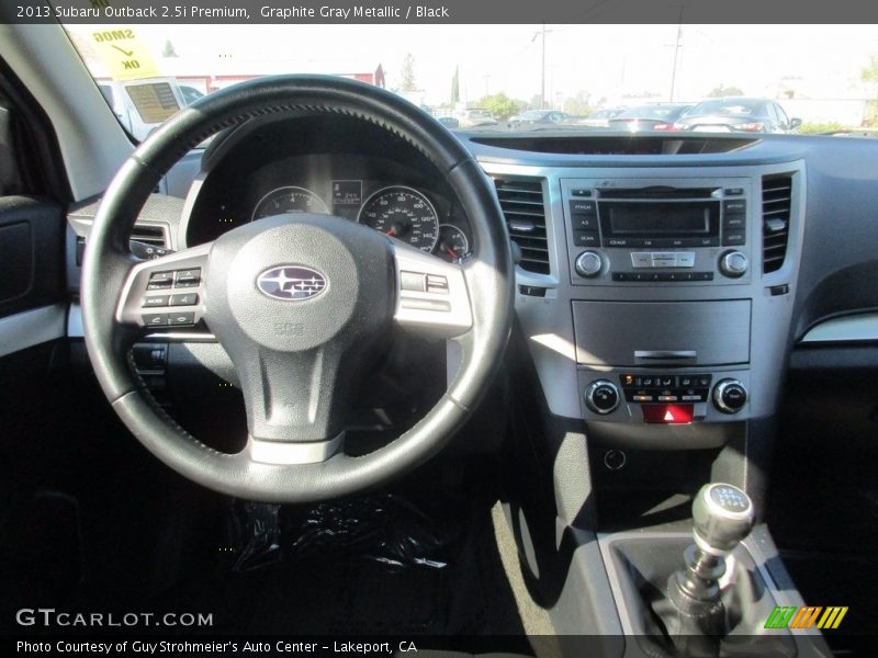 Graphite Gray Metallic / Black 2013 Subaru Outback 2.5i Premium