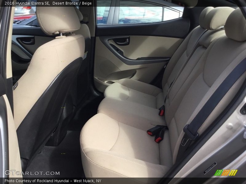 Desert Bronze / Beige 2016 Hyundai Elantra SE