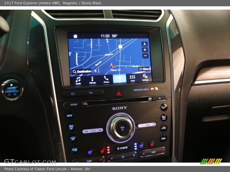 Magnetic / Ebony Black 2017 Ford Explorer Limited 4WD