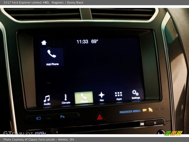Magnetic / Ebony Black 2017 Ford Explorer Limited 4WD