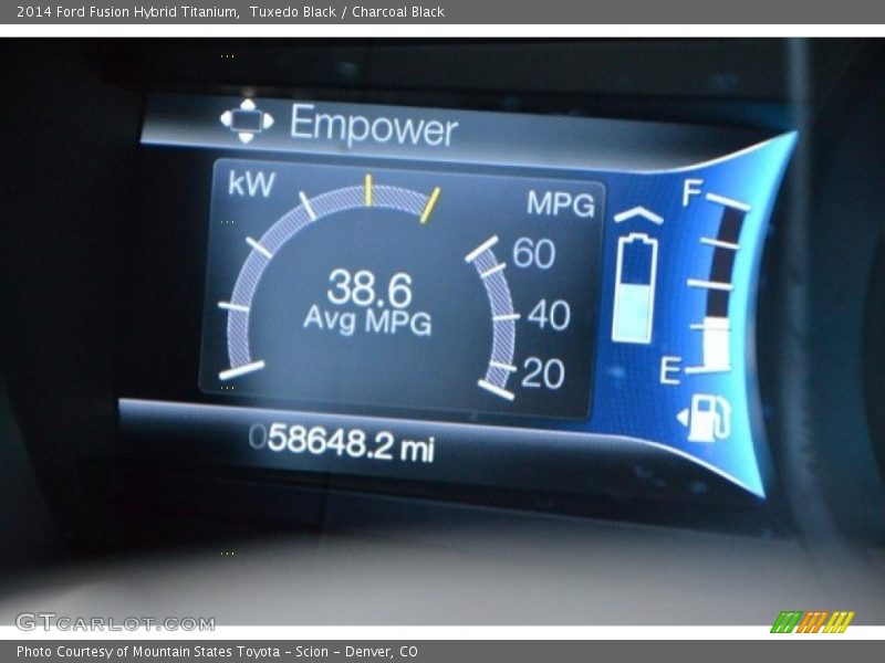 Tuxedo Black / Charcoal Black 2014 Ford Fusion Hybrid Titanium