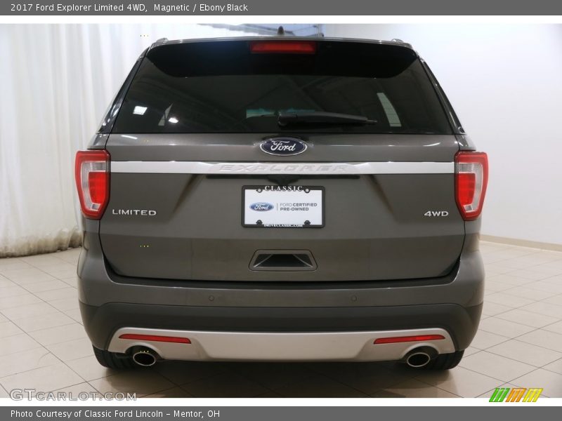 Magnetic / Ebony Black 2017 Ford Explorer Limited 4WD