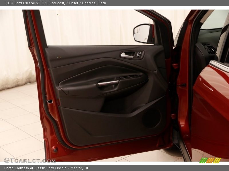 Sunset / Charcoal Black 2014 Ford Escape SE 1.6L EcoBoost