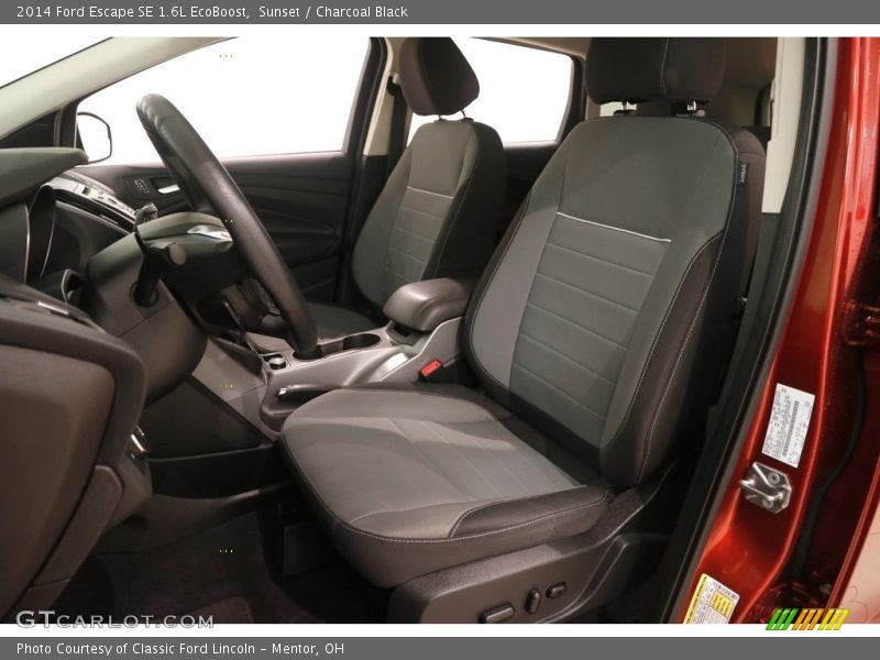Sunset / Charcoal Black 2014 Ford Escape SE 1.6L EcoBoost