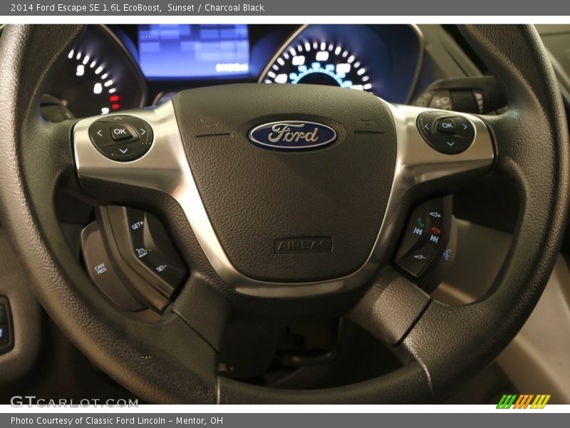 Sunset / Charcoal Black 2014 Ford Escape SE 1.6L EcoBoost