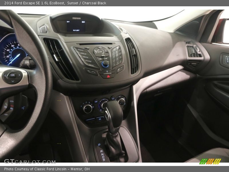 Sunset / Charcoal Black 2014 Ford Escape SE 1.6L EcoBoost