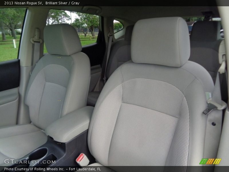 Brilliant Silver / Gray 2013 Nissan Rogue SV