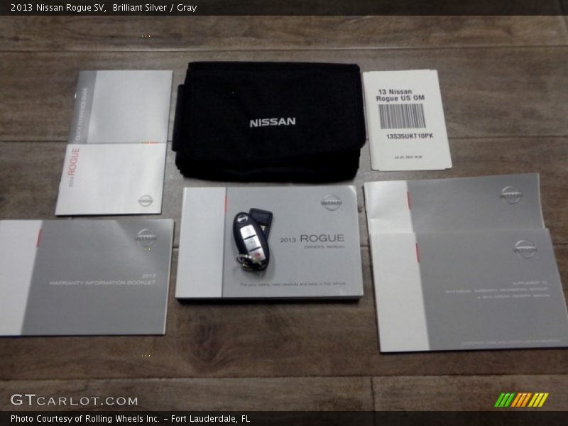 Brilliant Silver / Gray 2013 Nissan Rogue SV