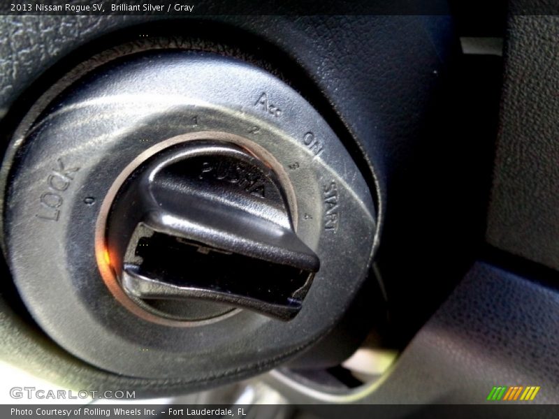 Brilliant Silver / Gray 2013 Nissan Rogue SV