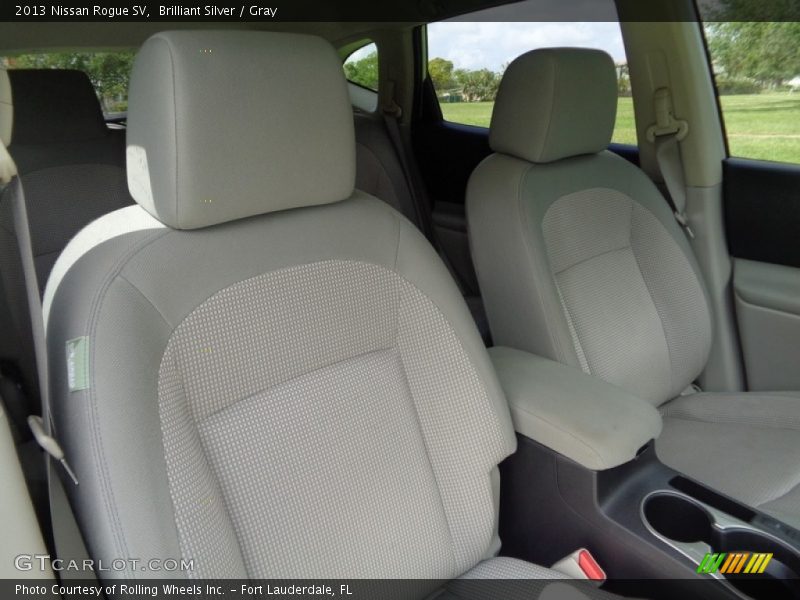 Brilliant Silver / Gray 2013 Nissan Rogue SV