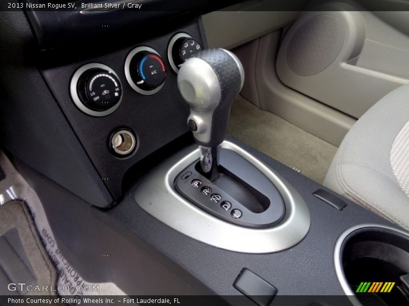 Brilliant Silver / Gray 2013 Nissan Rogue SV