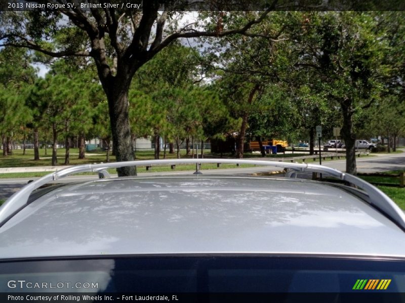 Brilliant Silver / Gray 2013 Nissan Rogue SV