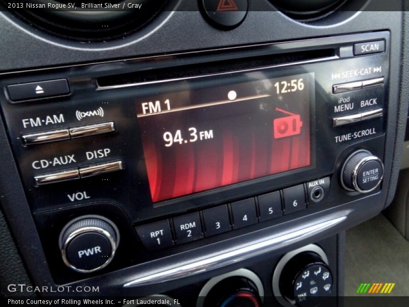 Brilliant Silver / Gray 2013 Nissan Rogue SV