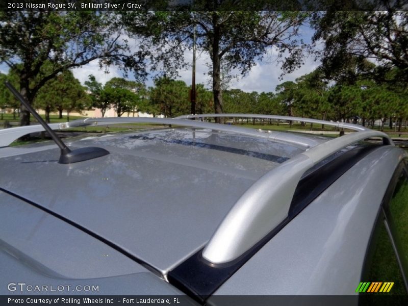 Brilliant Silver / Gray 2013 Nissan Rogue SV