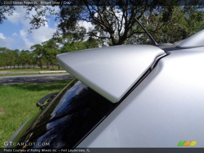 Brilliant Silver / Gray 2013 Nissan Rogue SV