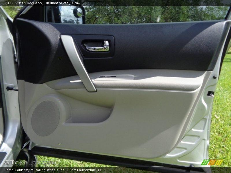 Brilliant Silver / Gray 2013 Nissan Rogue SV