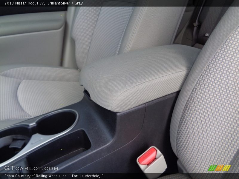 Brilliant Silver / Gray 2013 Nissan Rogue SV