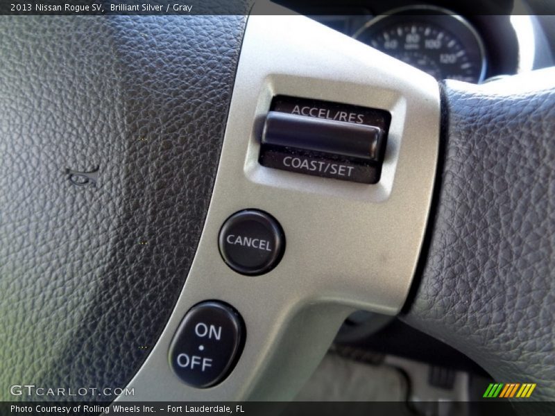 Brilliant Silver / Gray 2013 Nissan Rogue SV