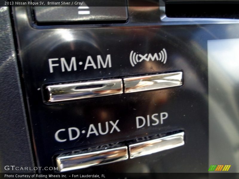 Brilliant Silver / Gray 2013 Nissan Rogue SV
