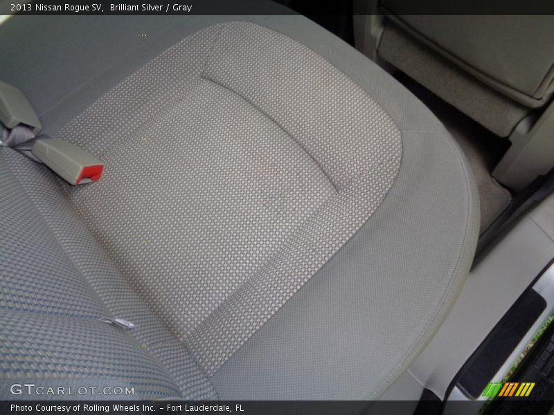 Brilliant Silver / Gray 2013 Nissan Rogue SV