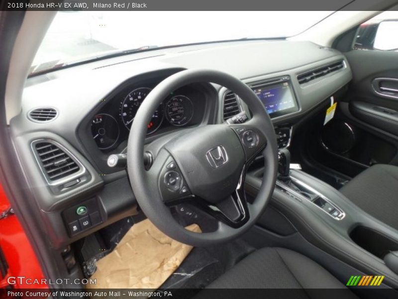 Milano Red / Black 2018 Honda HR-V EX AWD