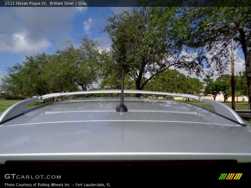 Brilliant Silver / Gray 2013 Nissan Rogue SV