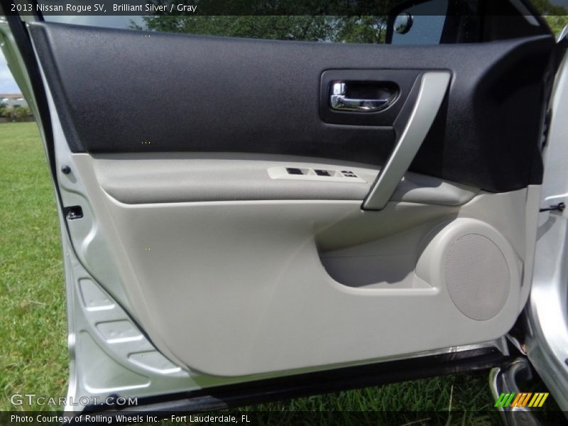 Brilliant Silver / Gray 2013 Nissan Rogue SV