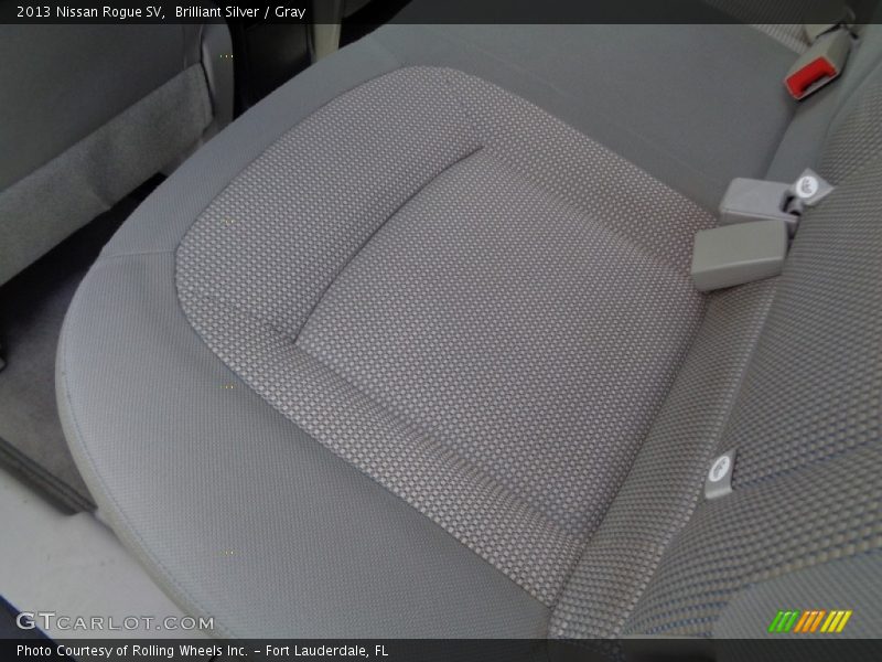 Brilliant Silver / Gray 2013 Nissan Rogue SV