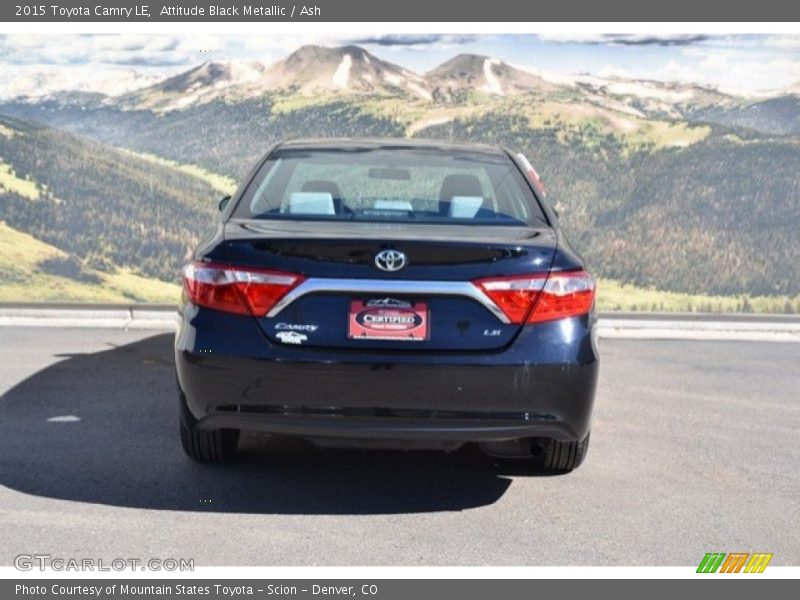 Attitude Black Metallic / Ash 2015 Toyota Camry LE