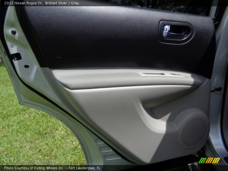 Brilliant Silver / Gray 2013 Nissan Rogue SV