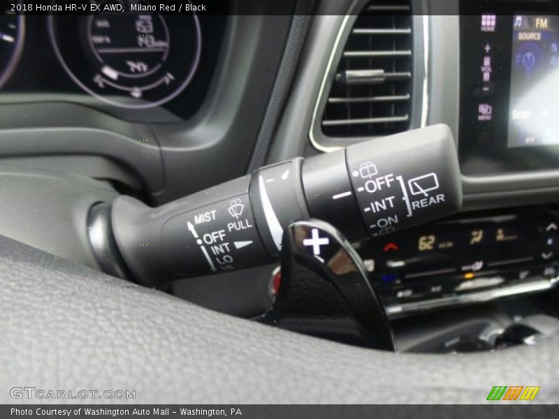 Milano Red / Black 2018 Honda HR-V EX AWD