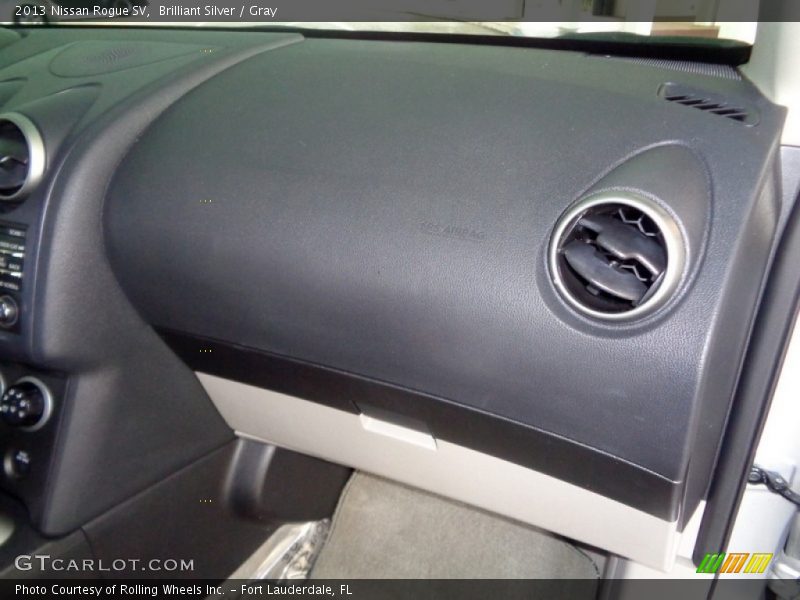 Brilliant Silver / Gray 2013 Nissan Rogue SV
