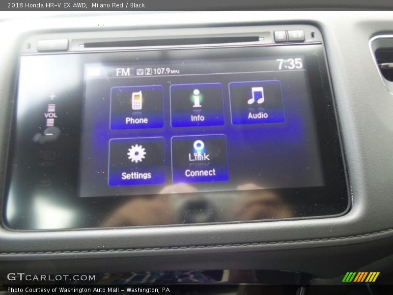 Milano Red / Black 2018 Honda HR-V EX AWD