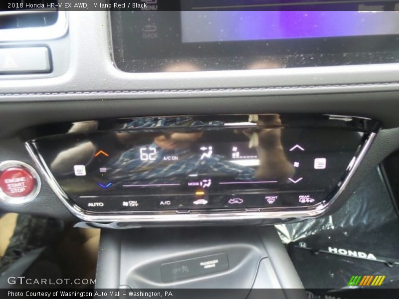 Milano Red / Black 2018 Honda HR-V EX AWD
