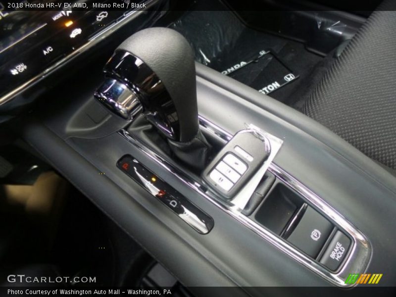 Milano Red / Black 2018 Honda HR-V EX AWD