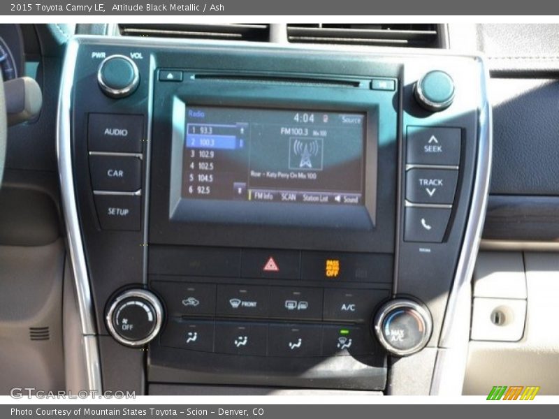 Attitude Black Metallic / Ash 2015 Toyota Camry LE