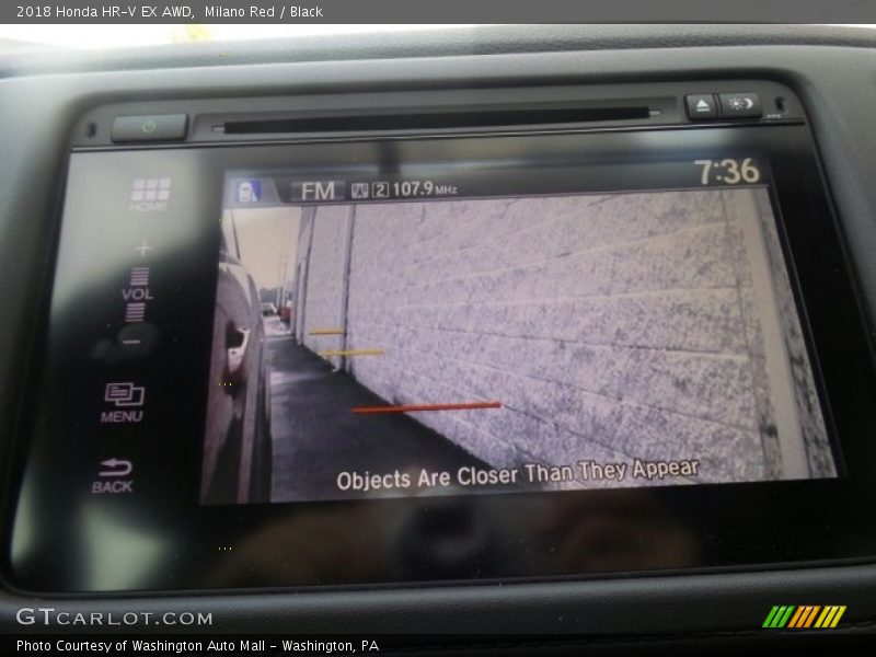 Milano Red / Black 2018 Honda HR-V EX AWD