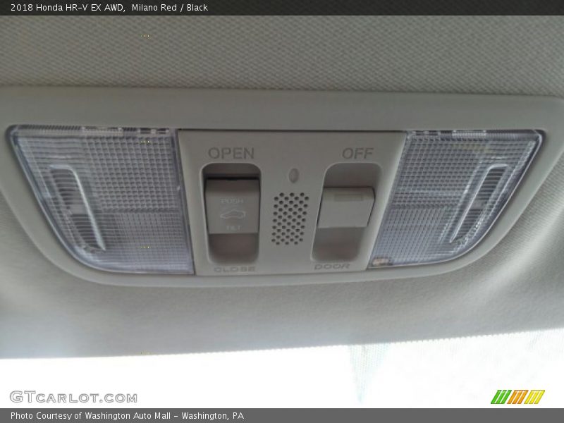 Milano Red / Black 2018 Honda HR-V EX AWD