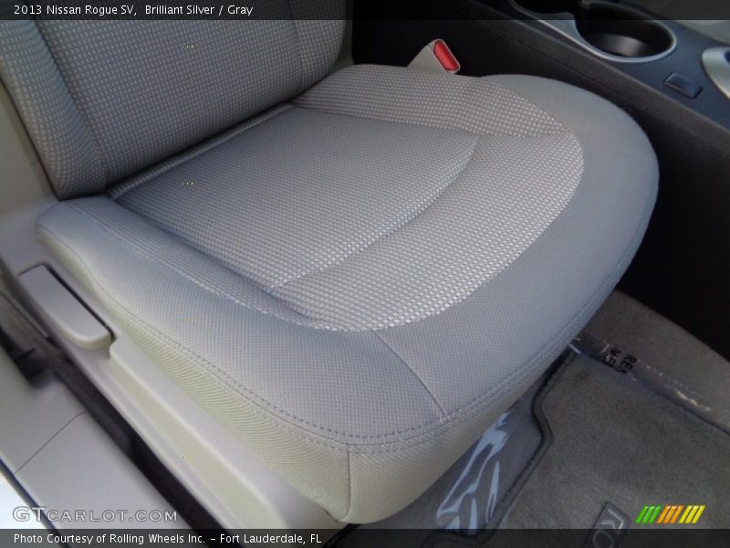 Brilliant Silver / Gray 2013 Nissan Rogue SV