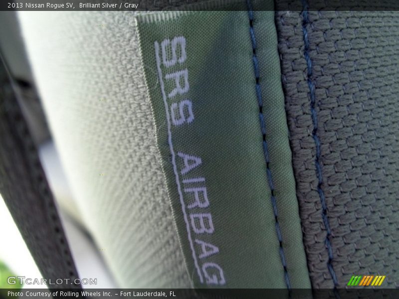 Brilliant Silver / Gray 2013 Nissan Rogue SV